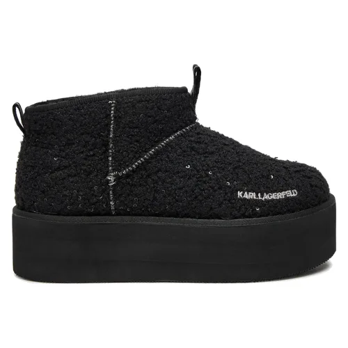 Botki KARL LAGERFELD KL48522W Czarny
