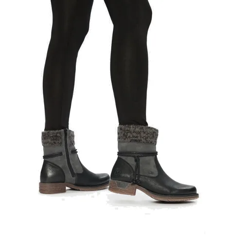 Botki Rieker 79688-00 Czarny