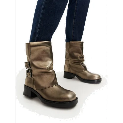 Botki Steve Madden Bonfire SM11003415 Złoty