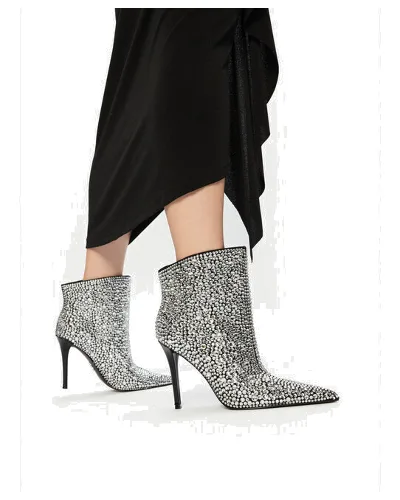 Botki Steve Madden Sentinel-R SM11003450 Srebrny