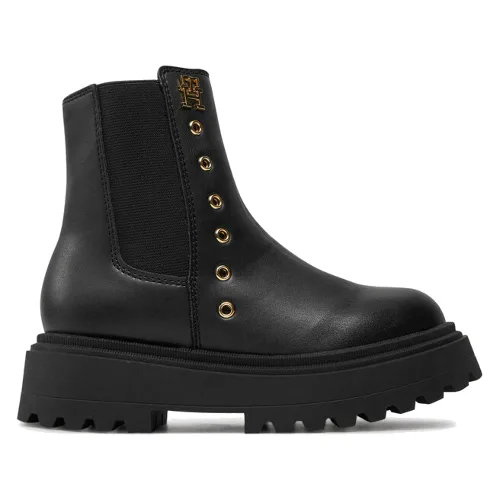 Botki Tommy Hilfiger Chelsea Boot T3A5-33578-1351 M Czarny