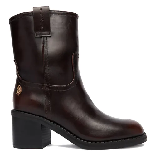 Botki U.S. Polo Assn. EO-KATIA001W/EY1 Brązowy