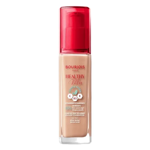 Bourjois Healthy Mix rozświetlająco- nawilżający podkład z witaminami Podkłady 30 ml 52.5 Rose Beige