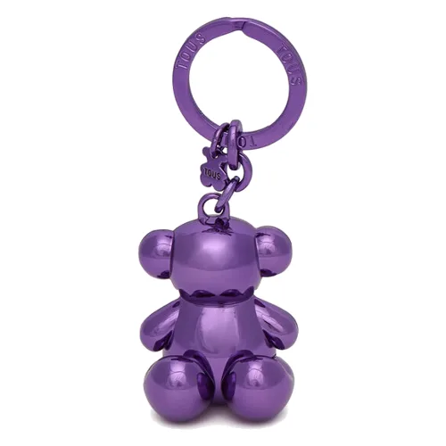 Brelok TOUS LLAVERO METAL BOLD BEAR 2002040629 Fioletowy