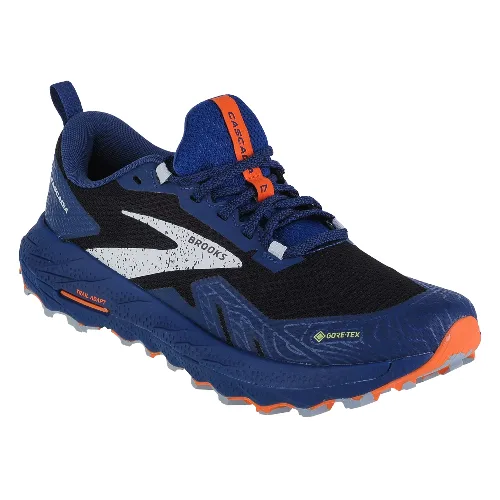 Brooks Cascadia 17 GTX 1104021D062, Męskie, Granatowe, buty do biegania, tkanina, rozmiar: 41