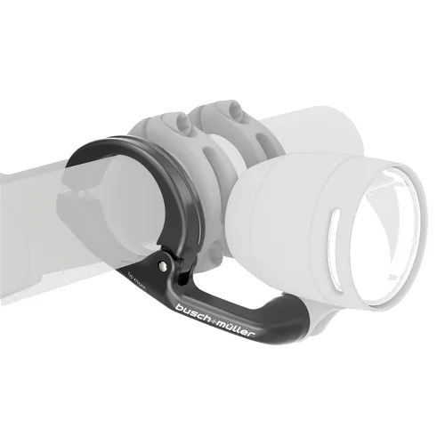 Busch + Müller aluminiowy uchwyt lampy na kierownicę 25,4/31,8 mm czarny