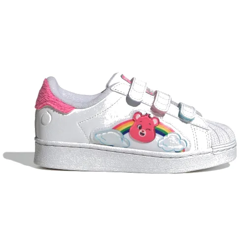 BUTY ADIDAS CARE BEARS SUPERSTAR Z PODŚWIETLENIEM LED I WYGODNYM ZAPIĘCIEM