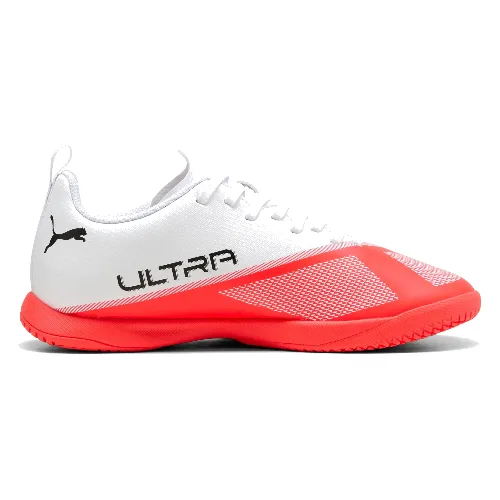 Buty dla dzieci do piłki nożnej halówki PUMA ULTRA 7 PLAY IT Jr Ultra Red-black