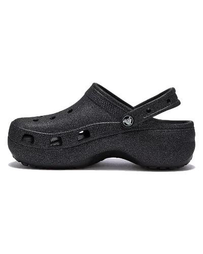 Buty do chodzenia damskie Crocs Classic Platform Glitter Clogw