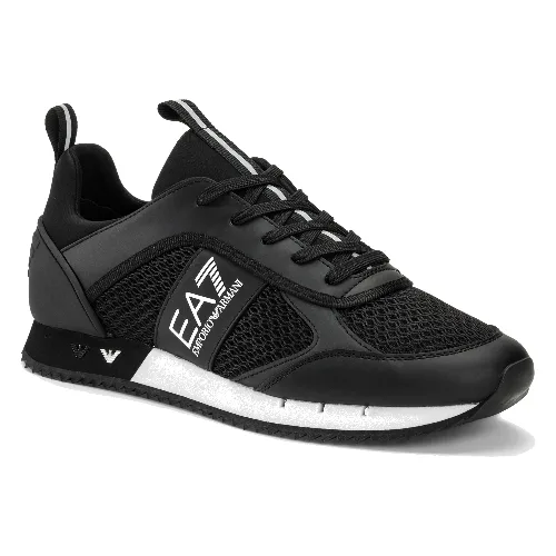 Buty EA7 Emporio Armani Black & White Laces