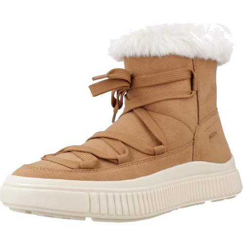 Buty GEOX J LAQUINNY GIRL Jasnobrązowy