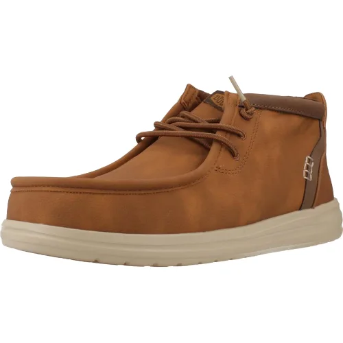 Buty HEY DUDE WALLY MID GRIP R CLASSIC Jasnobrązowy