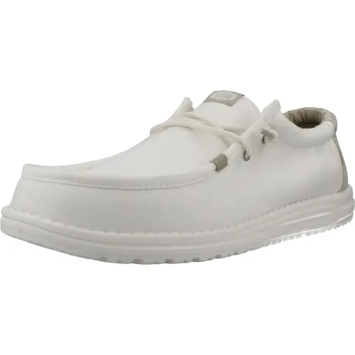 Buty HEY DUDE WALLY SURF WASH Biały