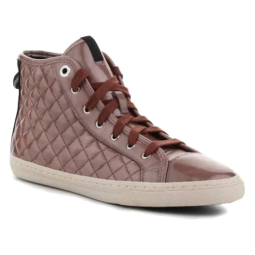 Buty lifestylowe Geox D N.Club A - Metal.Synt.Pat. D4258A-000HI-C8014