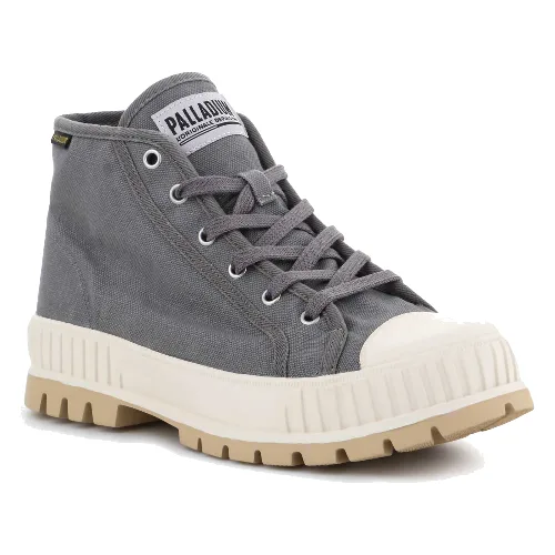 Buty lifestylowe Palladium Pallashock Mid OG Granite Gray 76681-070-M