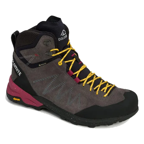 Buty męskie Dolomite CRODAROSSA LEATHER HIGH GTX IRON/GREY BLACK