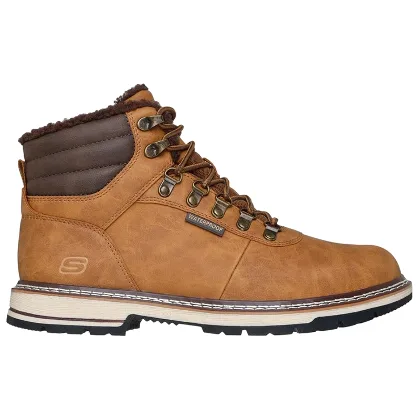 Buty męskie Skechers Corado Memphis 205623WTN - brązowe