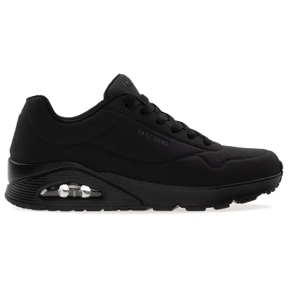 Buty męskie Skechers Uno Stand on Air 52458BBK - czarne