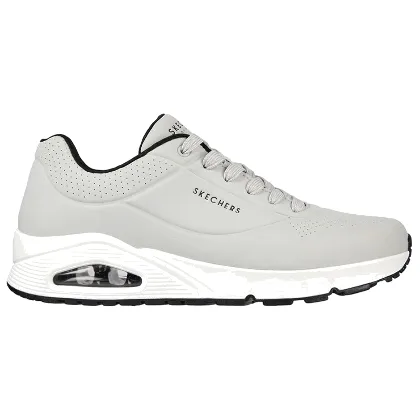 Buty męskie Skechers Uno Stand on Air 52458LGBK - szare