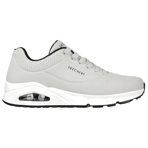 Buty męskie Skechers Uno Stand on Air 52458LGBK - szare