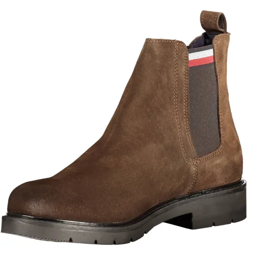BUTY MĘSKIE TOMMY HILFIGER BRĄZOWE