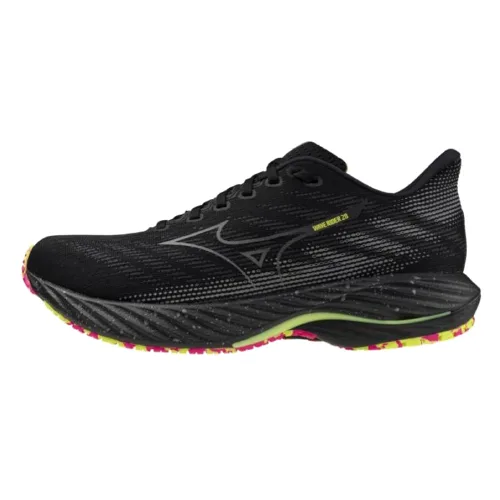 Buty Mizuno Wave Rider 28 Czarny/Srebrny/Limonkowy