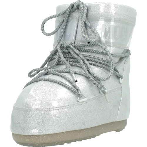 Buty MOON BOOT MB ICON LOW GLITT Srebrny