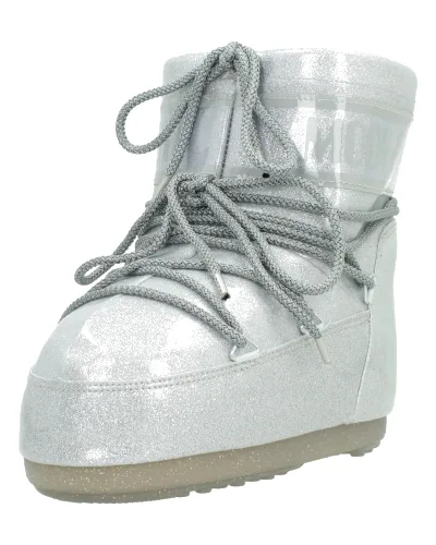 Buty MOON BOOT MB ICON LOW GLITT Srebrny
