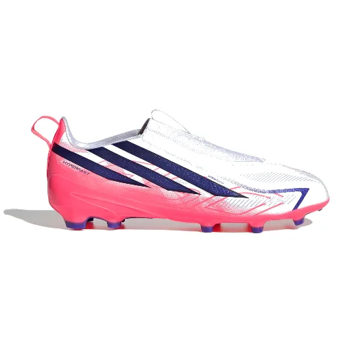 Buty piłkarskie dla dzieci ADIDAS F50 Hyperfast League FG/MG bez sznurowadeł