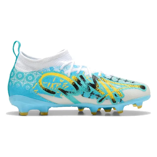 Buty piłkarskie dla dzieci PUMA FUTURE 9 MATCH PLAYMAKER FG/AG White