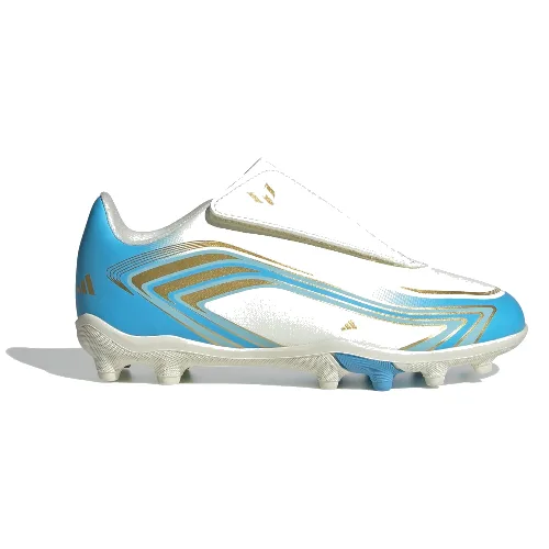 Buty piłkarskie F50 Messi Club z zapięciem na rzep na twardą nawierzchnię (FG) /
