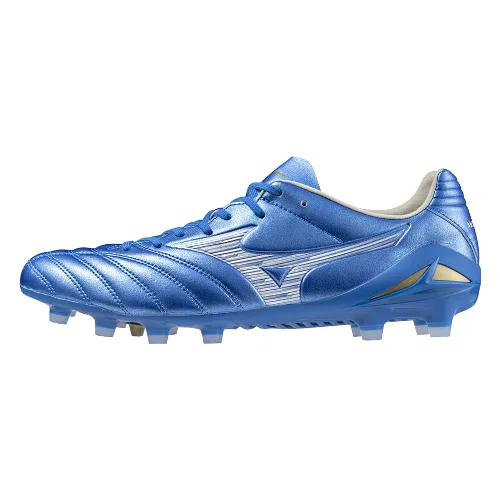 Buty piłkarskie męskie Mizuno Monarcida Neo III Pro FG laser blue/white