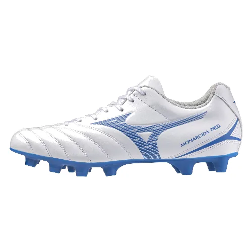Buty piłkarskie Mizuno Monarcida Neo III Select FG white/laser blue