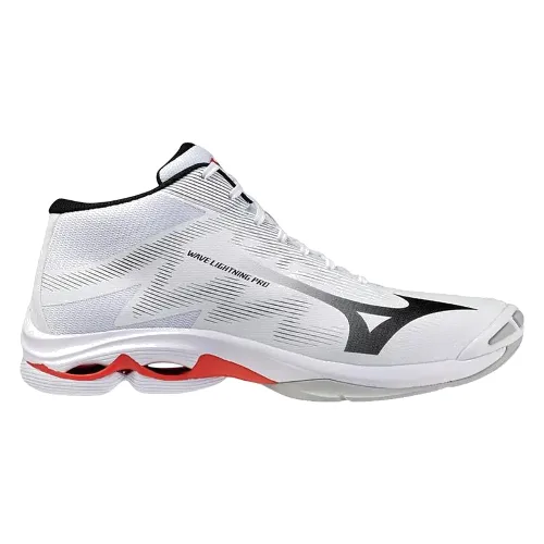 Buty siatkarskie Mizuno Wave Lightning Pro Mid Białe/Czarne/Czerwone