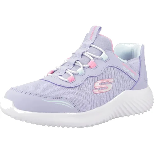 Buty SKECHERS BOUNDER - SIMPLE CUT SLIP-INS Fioletowy