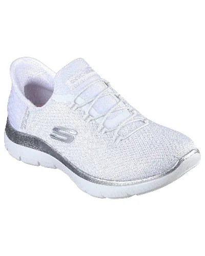 Buty SKECHERS SLIP-INS SUMMITS - DIAMOND DREAM Biały