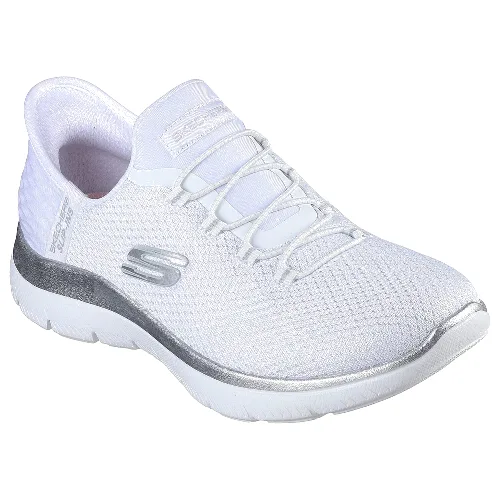 Buty SKECHERS SLIP-INS SUMMITS - DIAMOND DREAM Biały