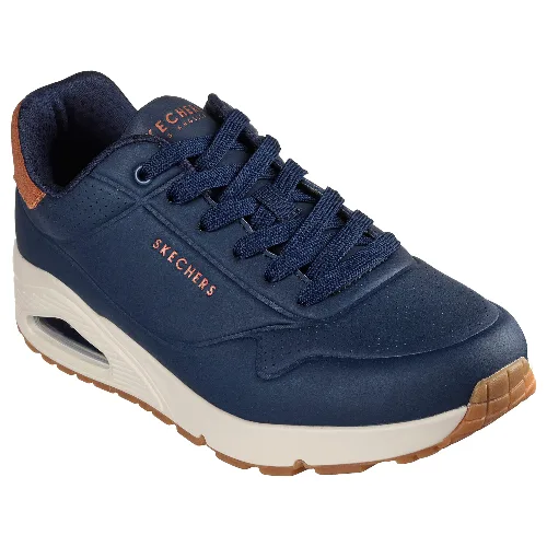 Buty SKECHERS UNO - SUITED ON AIR Niebieski