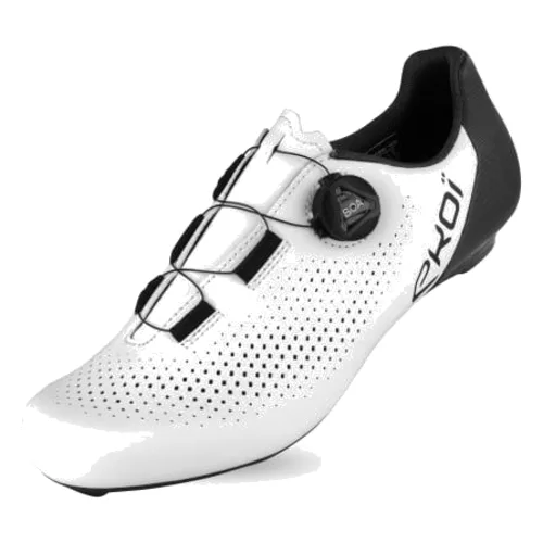 Buty szosowe Ekoi Start S4 Białe Czarne