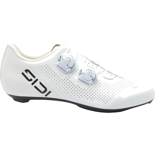 Buty szosowe rowerowe Ergo 6 z karbonową podeszwą białe