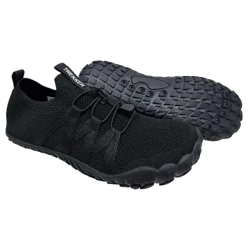 Buty Trekker Barefoot Comfort na Podnoszenie Ciężarów, czarne - EU44 - UK9.5