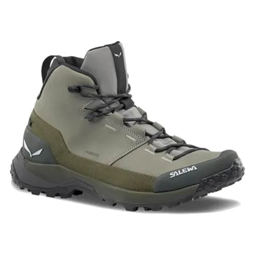 Buty trekkingowe męskie Salewa Puez Leather Mid Powertex