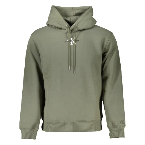 CALVIN KLEIN Bluza Męska z Kapturem Bawełna Wkładana przez Głowę Logo