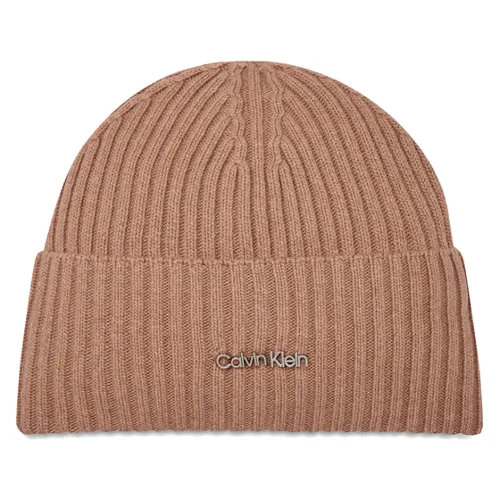 Calvin Klein Czapka Ck Must Logo Beanie K60K611401 Różowy