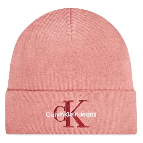 Calvin Klein Czapka Mono Logo Embro K60K612668 Różowy