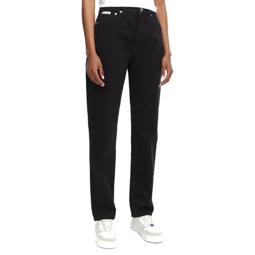 Calvin Klein Jeans Jeansy New Mom Jean LV047D843G Czarny Mom Fit