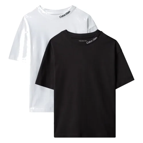Calvin Klein Jeans Komplet t-shirtów Embro Logo LVCKTJI18B Kolorowy Regular Fit