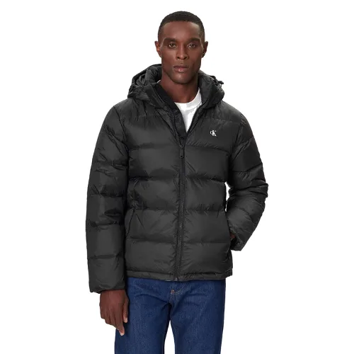 Calvin Klein Jeans Kurtka puchowa LV04RC518G Czarny Regular Fit