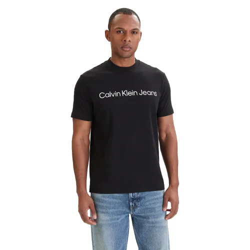 Calvin Klein Jeans T-Shirt LV04RAB810 Czarny Regular Fit