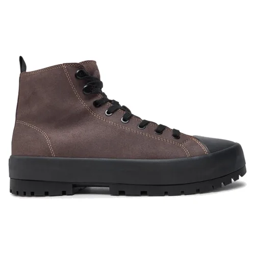 Calvin Klein Jeans Trapery Lugged Hybrid High Laceup Auth YM0YM01092 Brązowy